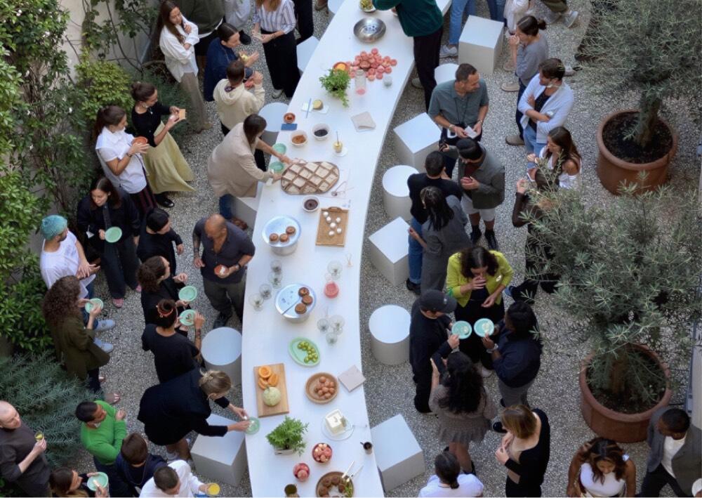 Community members gathered at an Abrahamic House event